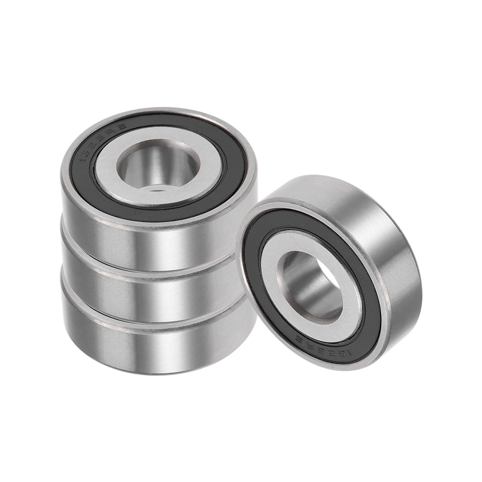 4pcs Ball Bearings – [5/8-inch x 1-5/8-inch x 1/2-inch] Double Seal