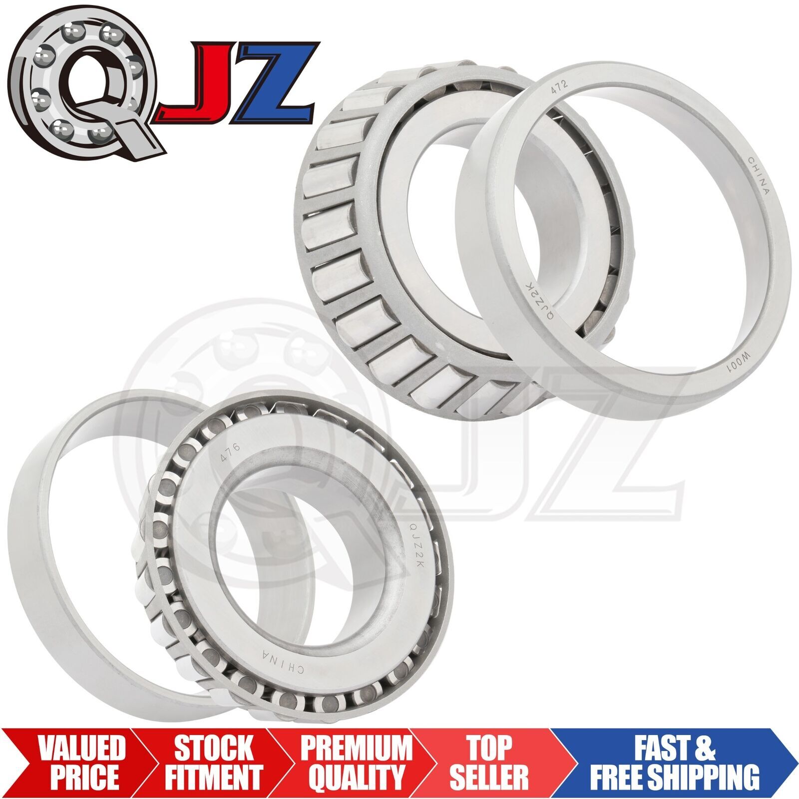 [Qty.2] 476-472 Tapered Roller Bearing Set Cone & Cup [60mm Bore x 1.173 in W]