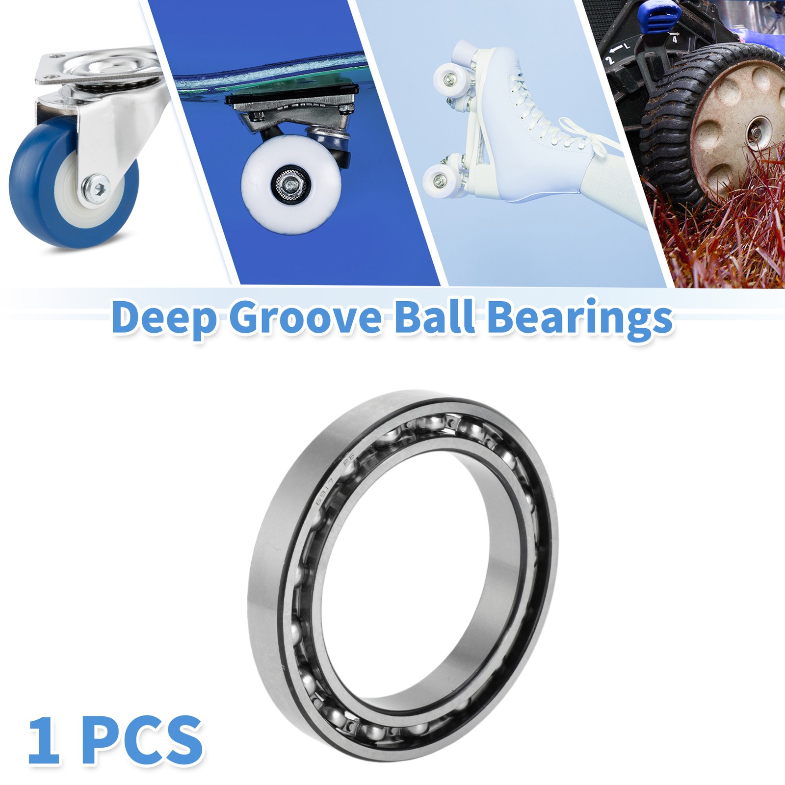 6917 Deep Groove Ball Bearings 85x120x18mm 1 Pc Scooter Skateboard Wheel