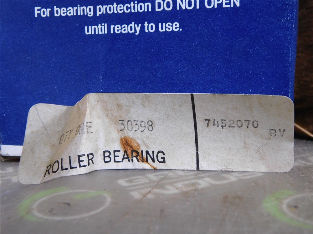 NEW NDH Delco 30398 Solid Inner Race 82.5 mm Bore 95.25 mm OD 85.5 mm W Rusty
