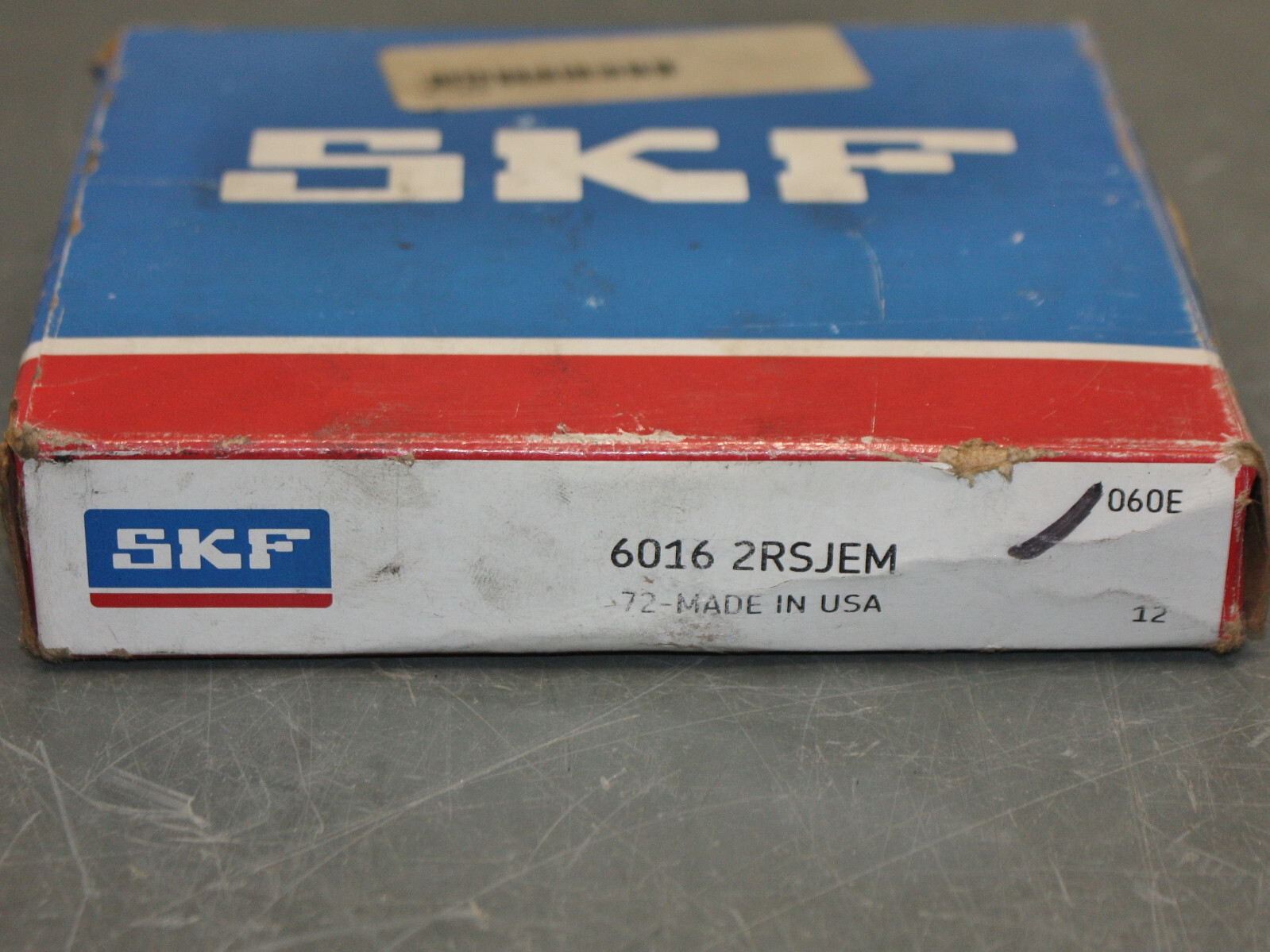 SKF Radial Ball Bearing 6016 2RS JEM, 80 mm x 125 mm x 22 mm, Double Sealed