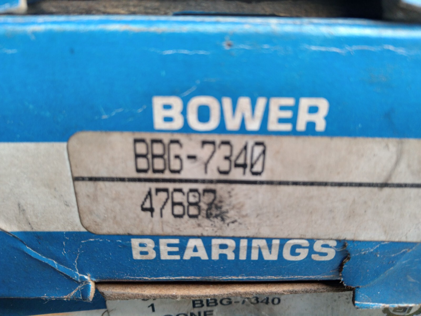 New PAI BBG-7340 Tapered Roller Bearing Cone 47687