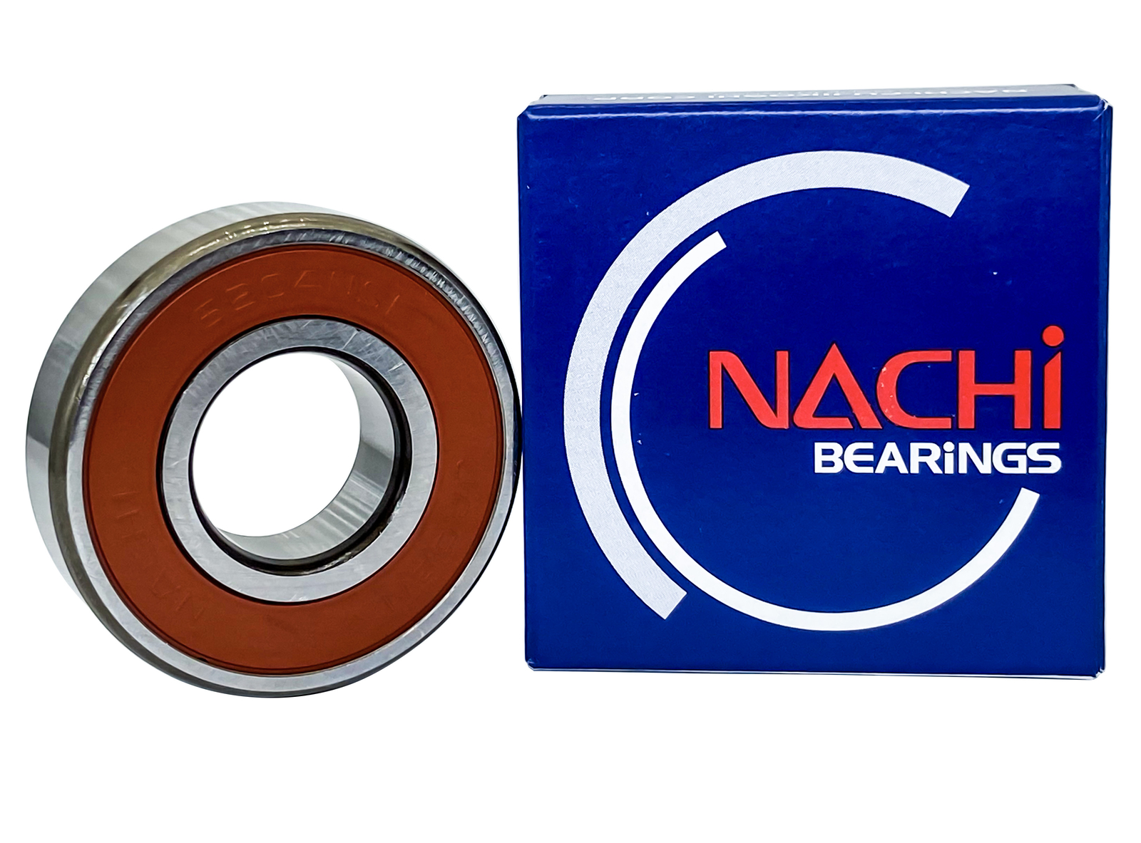 2PACK NACHI 6204-2NSE 20X47X14MM MADE IN JAPAN Double Rubber Seal Ball Bearings