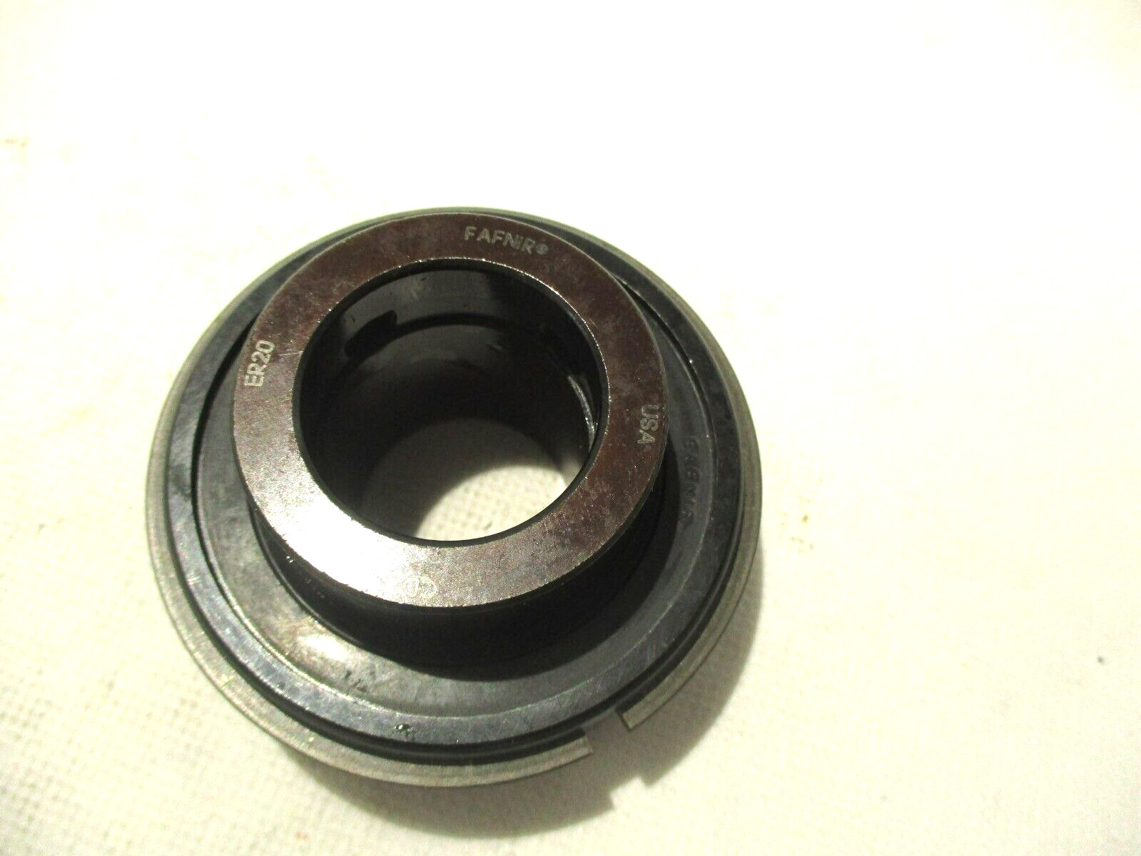 NEW FAFNIR ER-20 BALL BEARING INSERT W/SNAP RING 1-1/4″ID