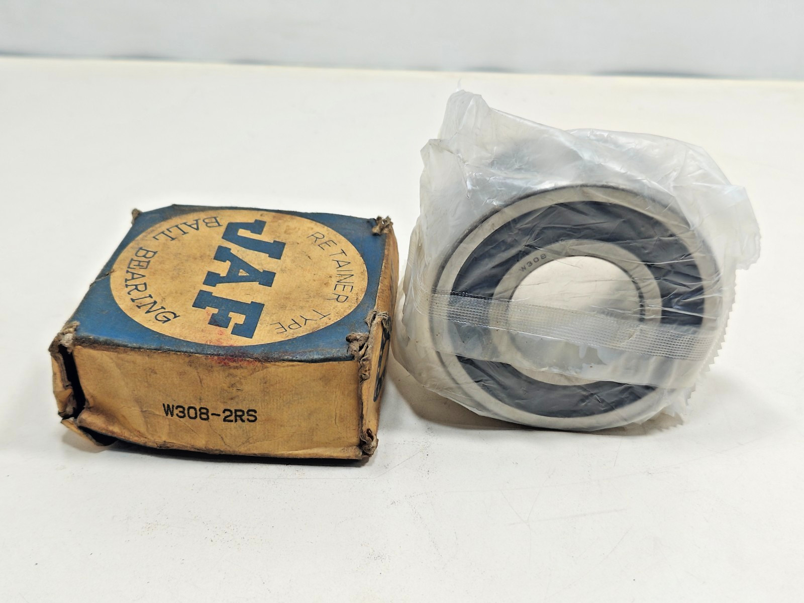 W308-2RS JAF Double Row Angular Ball Bearing W308-2RS 40x90x36.5mm