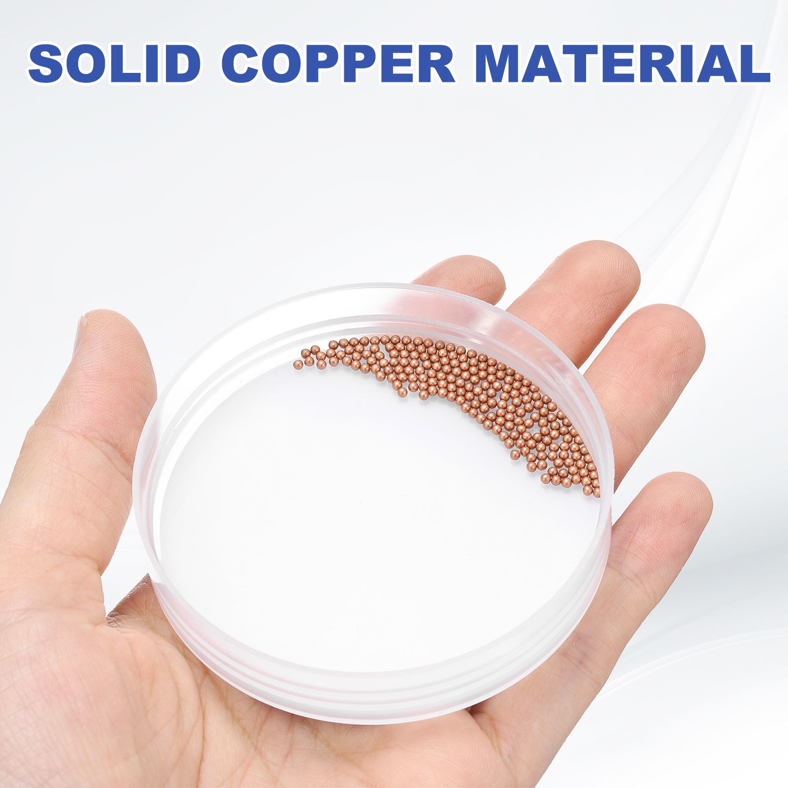 100 Bearings 1/16″ (1.6mm) Precision Copper Balls