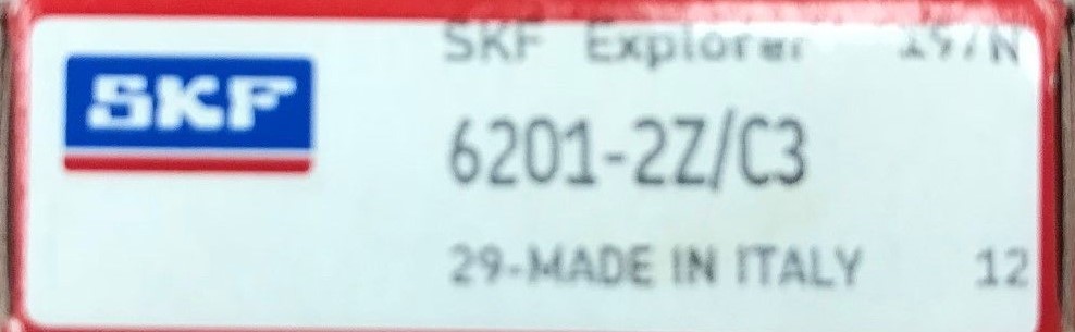 6201-2Z C3 SKF Bearing 12x32x10 (mm)