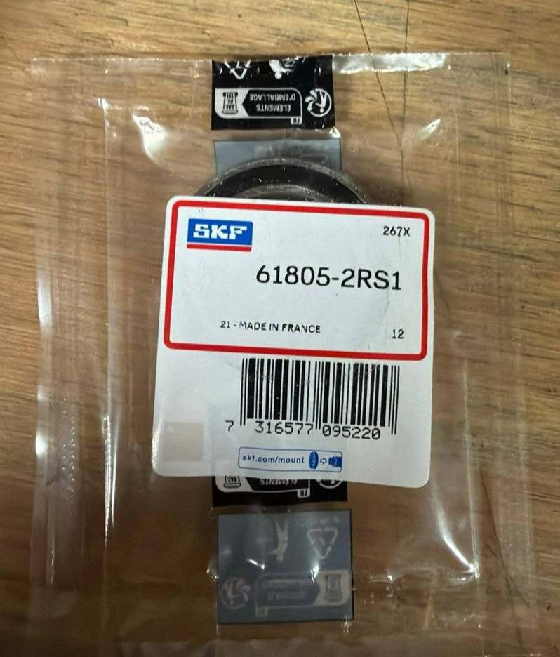 61805-2RS1 Single Row Radial Deep Groove Ball Bearing 25x37x7 mm. by SKF brand