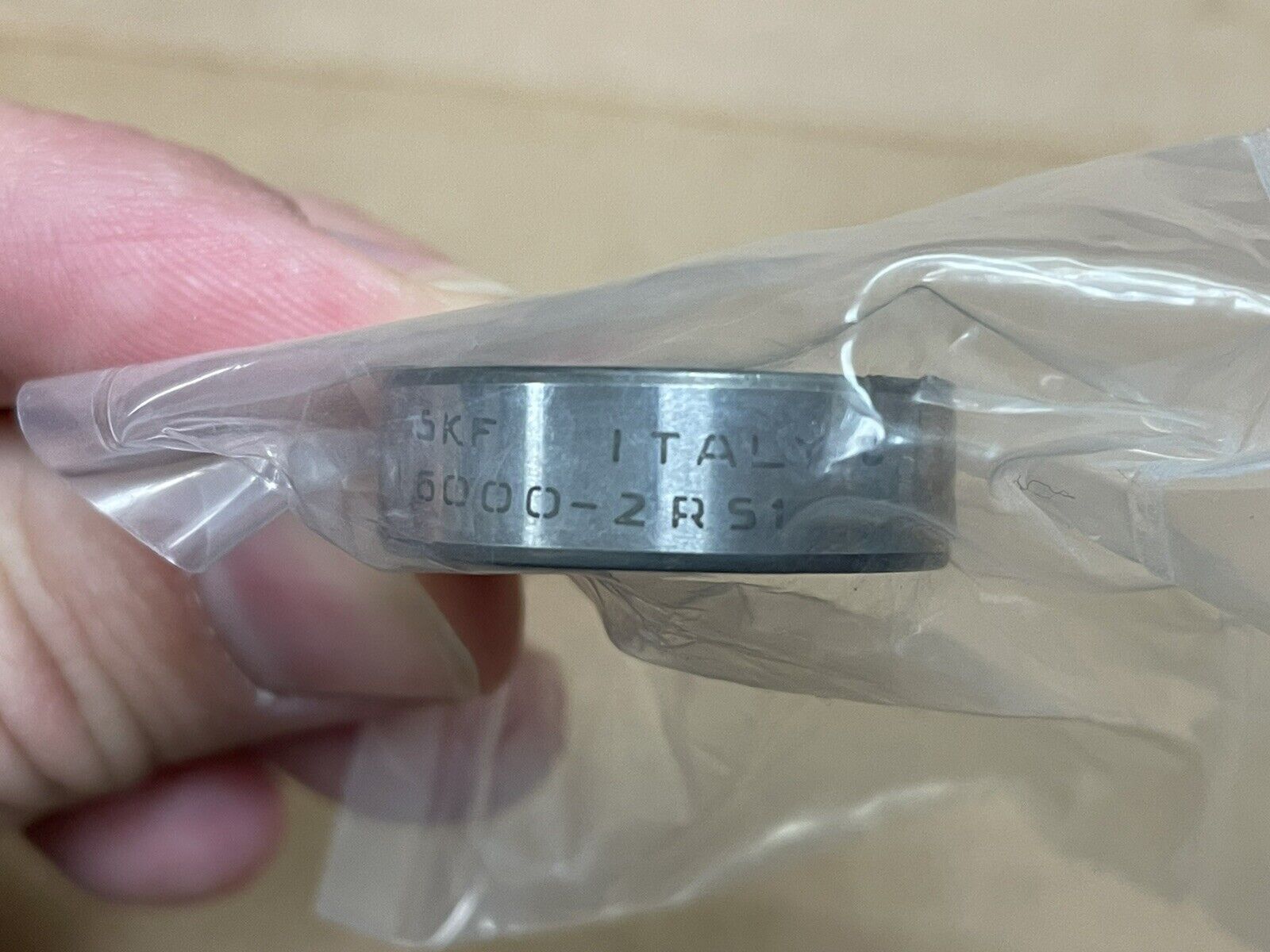 SKF 6000-2RS1/C3 Radial Ball Bearing Rubber Sealed 10x26x8mm made in Italy