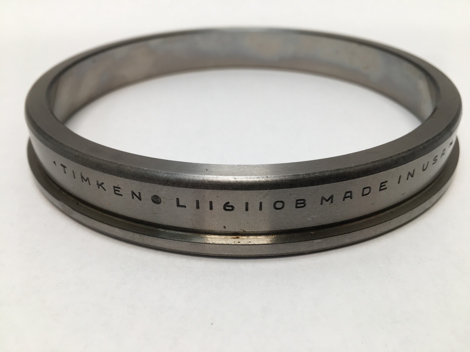 TIMKEN L116110B Flange Taper Roller Bearing Cup / Race 4-9/16″ OD L 116110 B USA