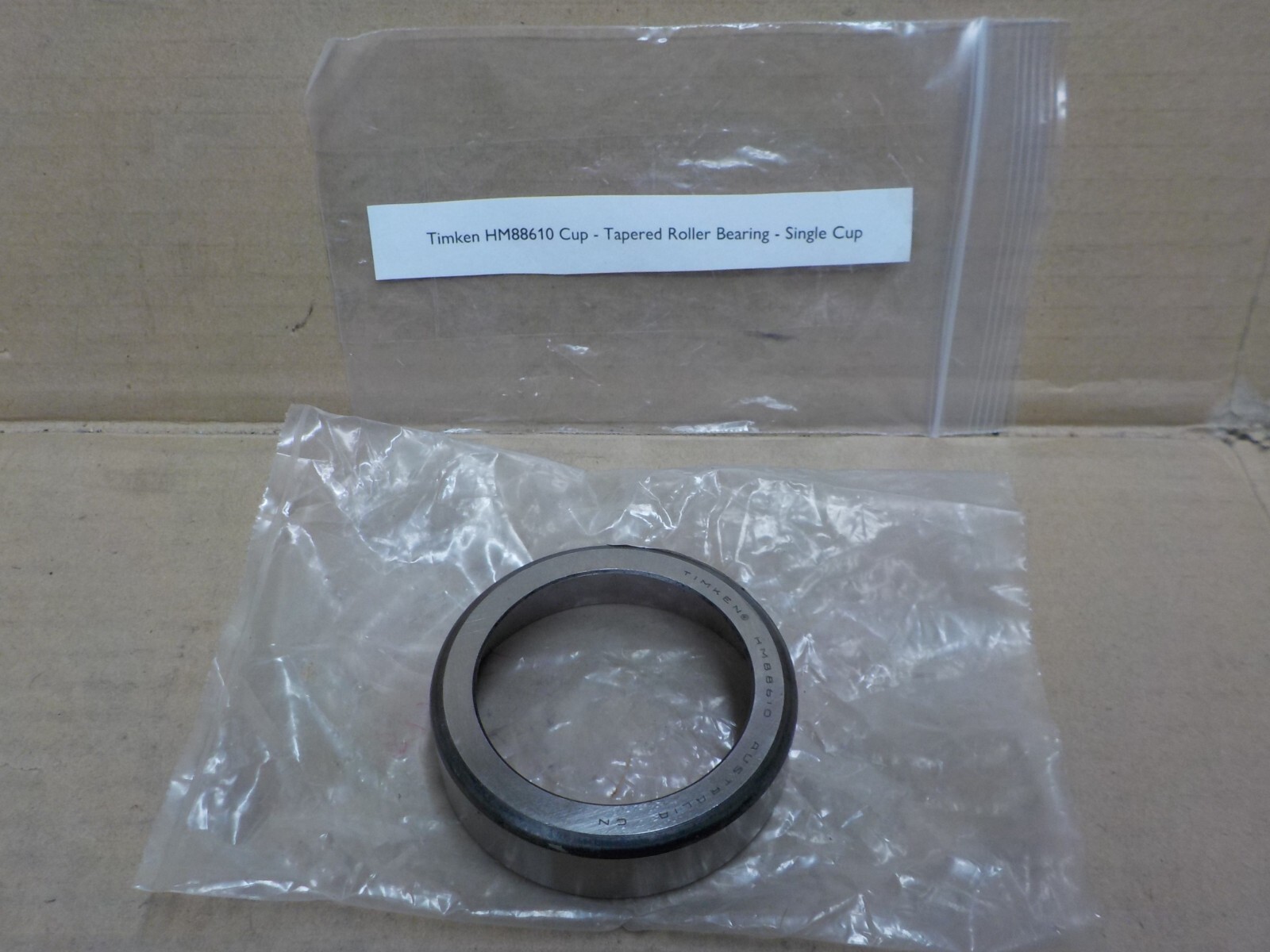 Timken HM88610 Cup – Tapered Roller Bearing – Single Cup Made in Australia.