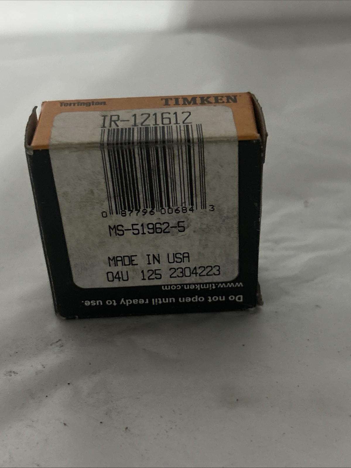 206376 New In Box; Timken IR-121612 Bearing Inner Ring 3/4″ID x 1″ OD x 3/4″ W