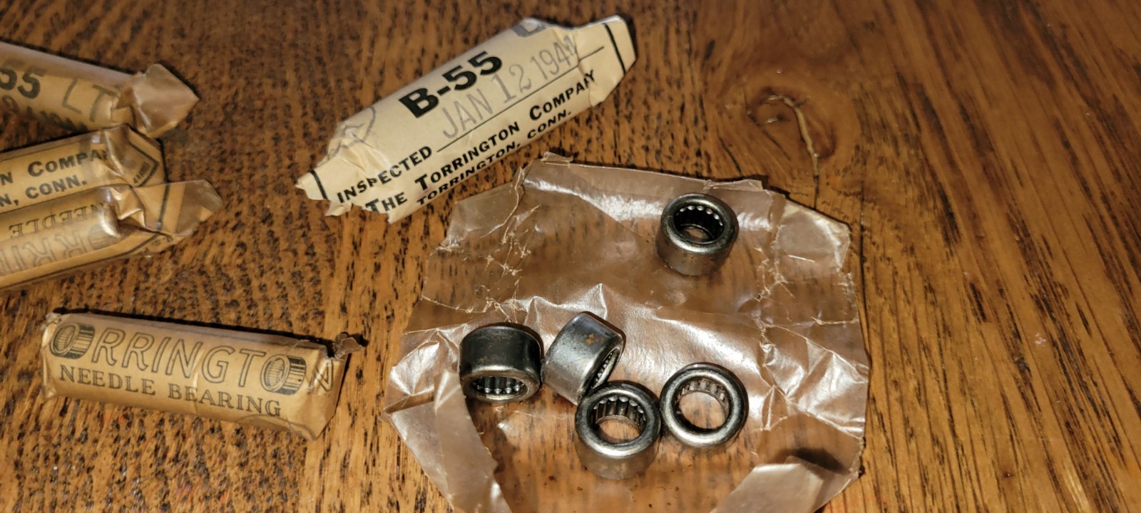 Lot of 5 Torrington B-55 Aircraft AIRFRAME Needle Roller Bearing NOS