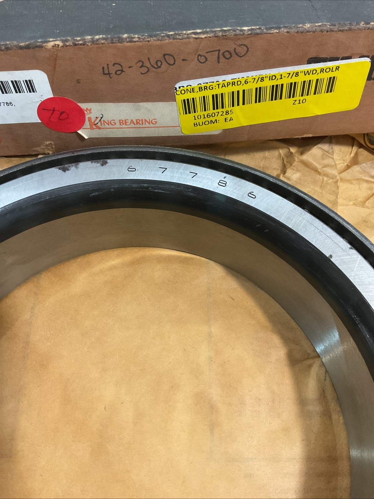 TIMKEN 67786 Cone Bearing