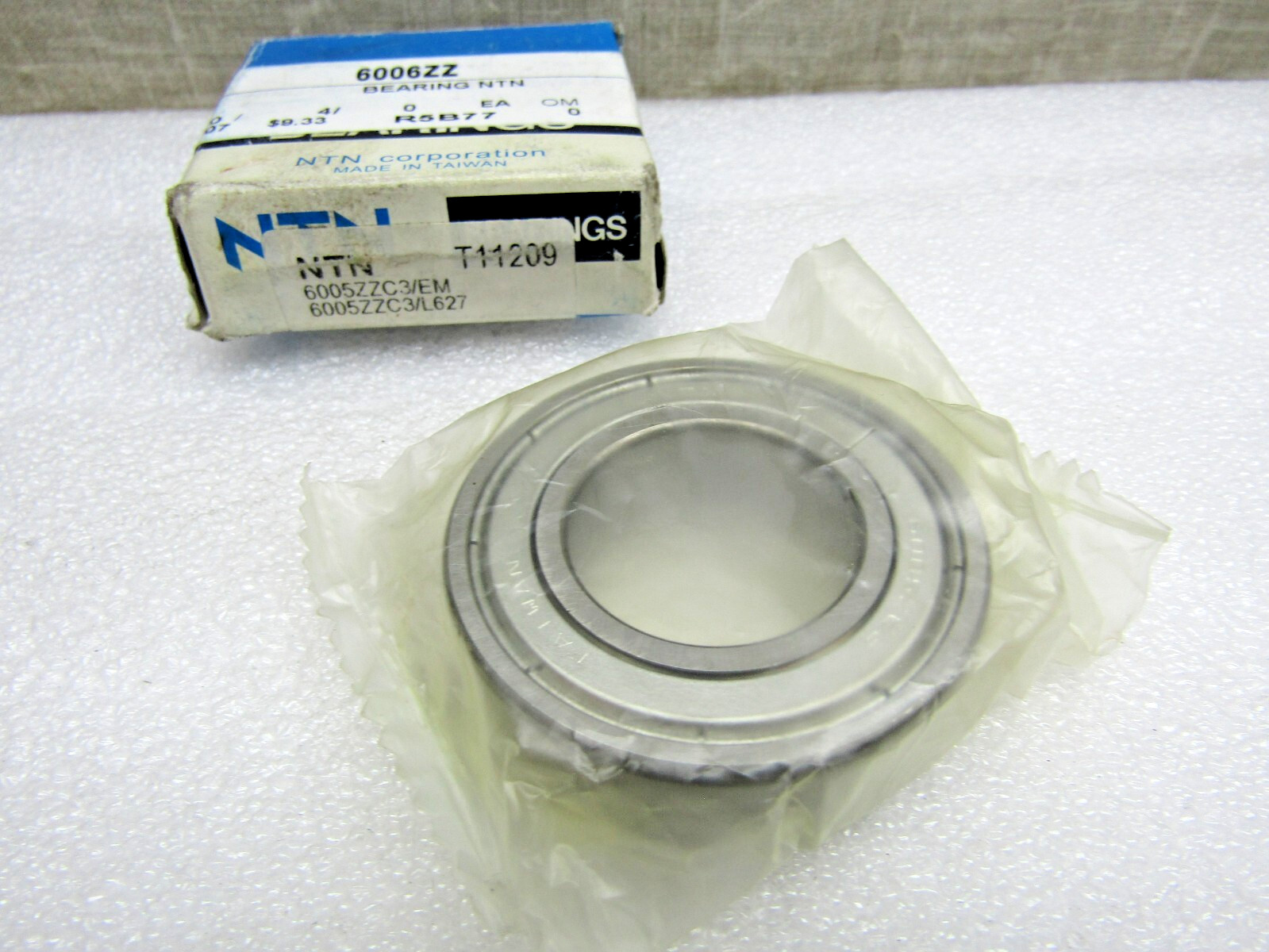 NTN 6005-ZZ C3 25mm X 47mm X 12mm Shielded Bearing