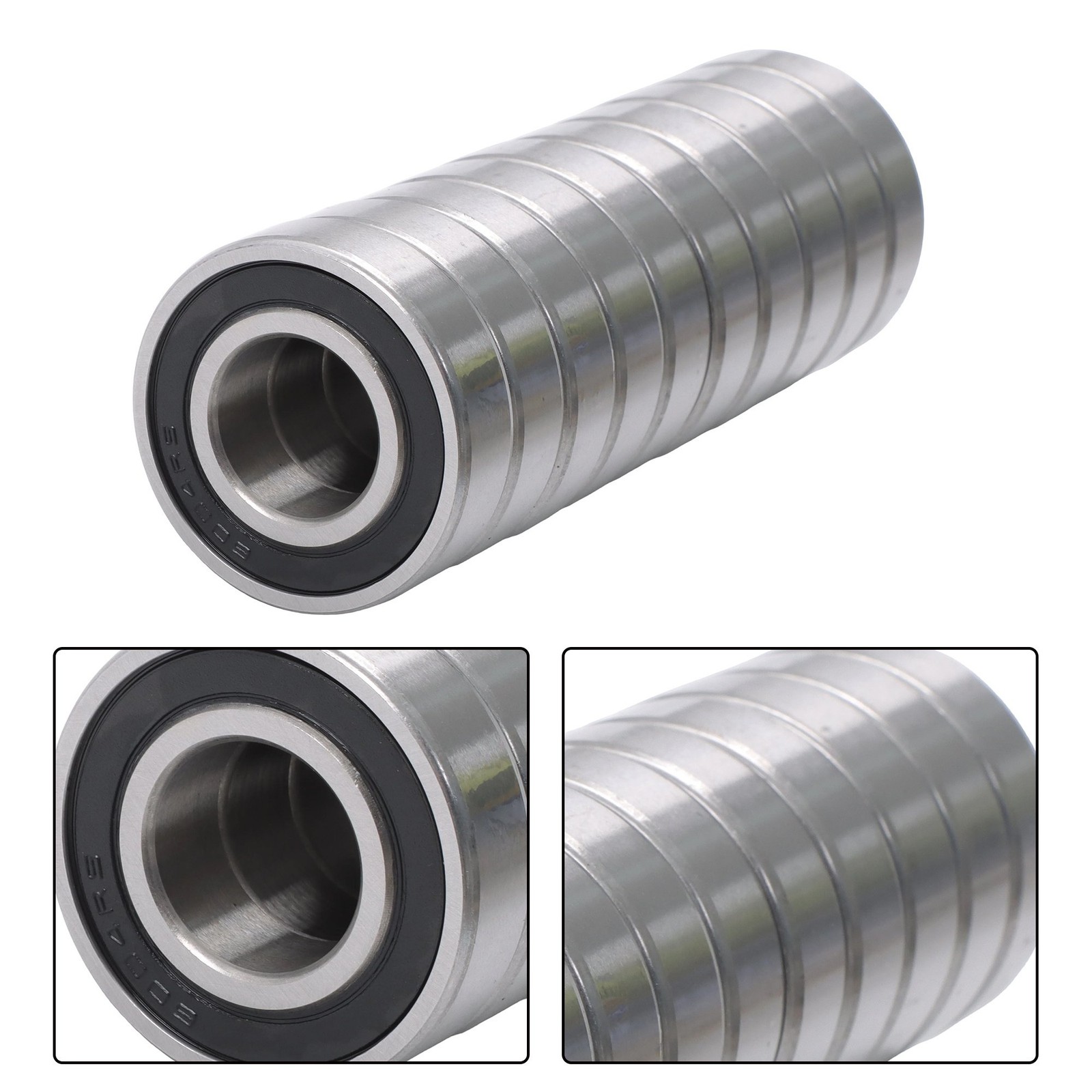 6004-2RS C3 Ball Bearing 20x42x12mm 10 Pcs Premium Rubber Sealed