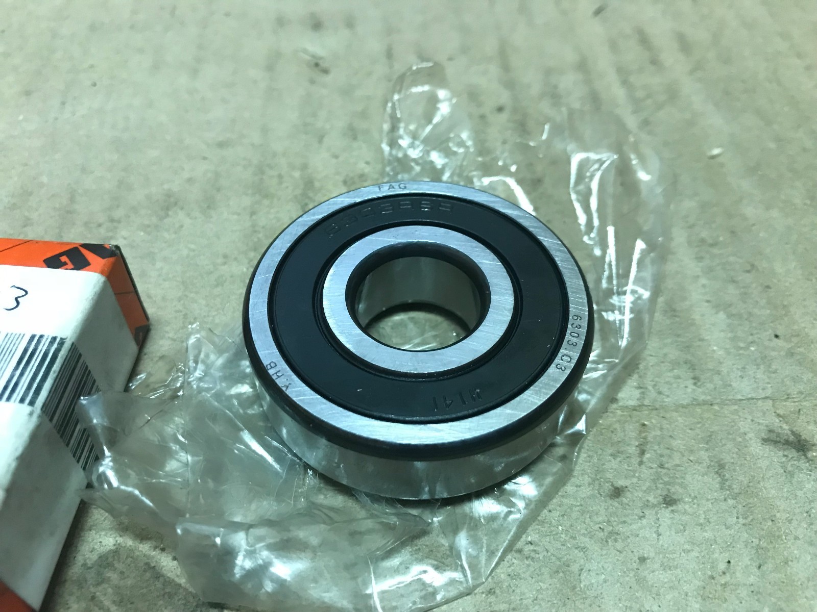 FAG 6303.2RSR.C3 Ball Bearing, 6303.C3 NEW IN PACKAGE
