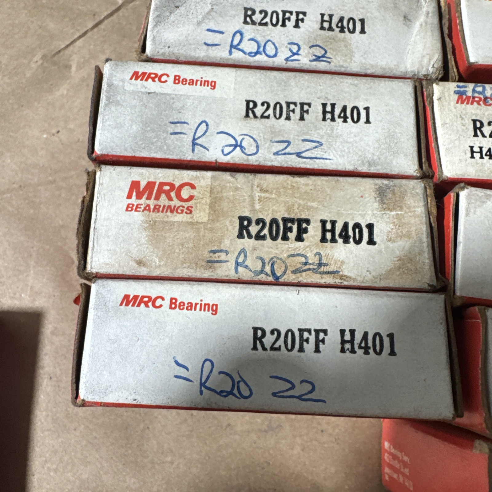 New lot of 11 MRC Bearings R20FF H401 Warranty Fast Shipping 🇺🇸