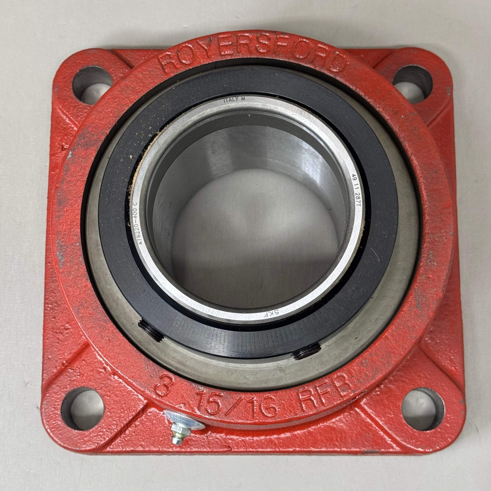 ROYERSFORD Spherical 4Bolt Flange Bearing 4″Non-Expansion SKF Inserts 40-05-N400