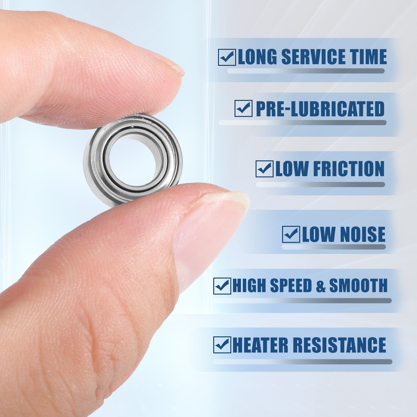 10 Pcs 7x13x4mm Double Metal Shield MR137ZZ Car Deep Groove Ball Bearings