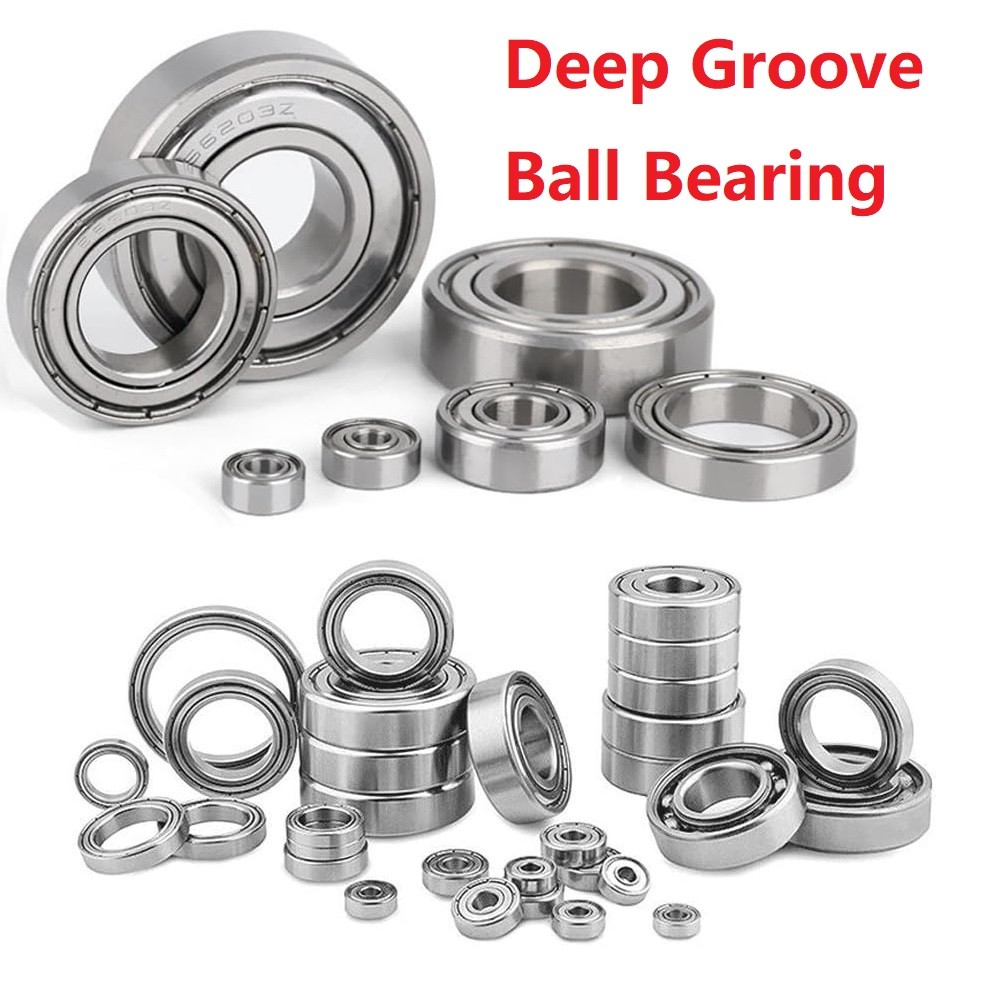 Miniature Deep Groove Ball Bearing Metal 10PC Silent Carbon Steel Sealed Bearing
