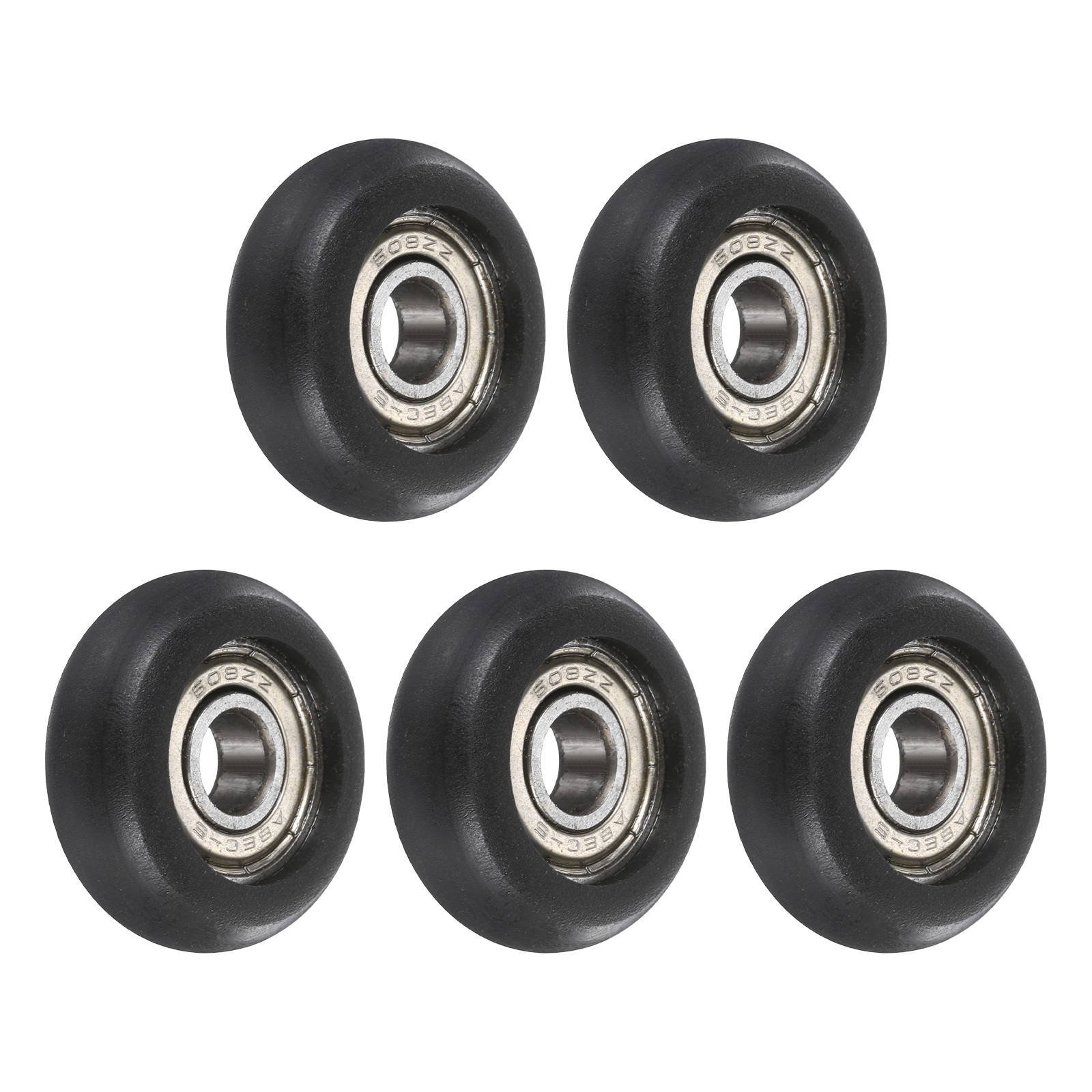 5pcs for GCr15 Shielded Chrome Steel Bearing 8x32x11.7mm + Black POM Guide