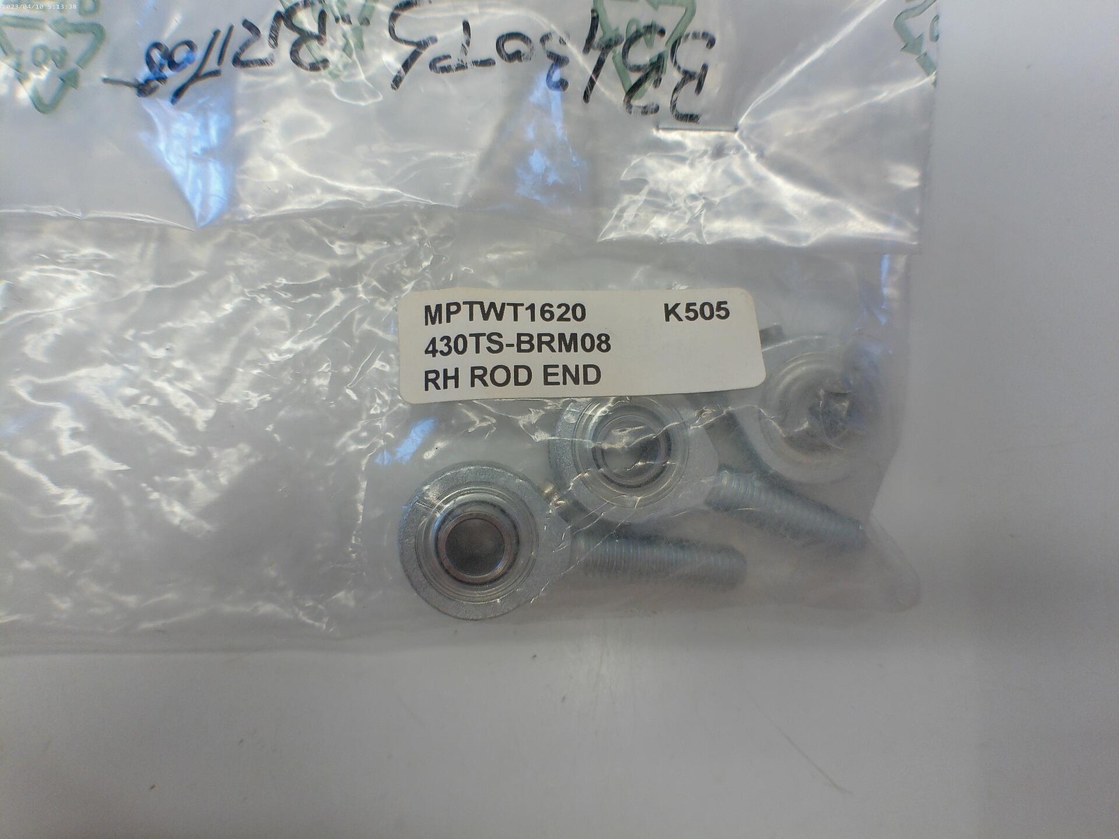 DURBAL BRM08-00-501 ROD END PKG OF 3 NSNP