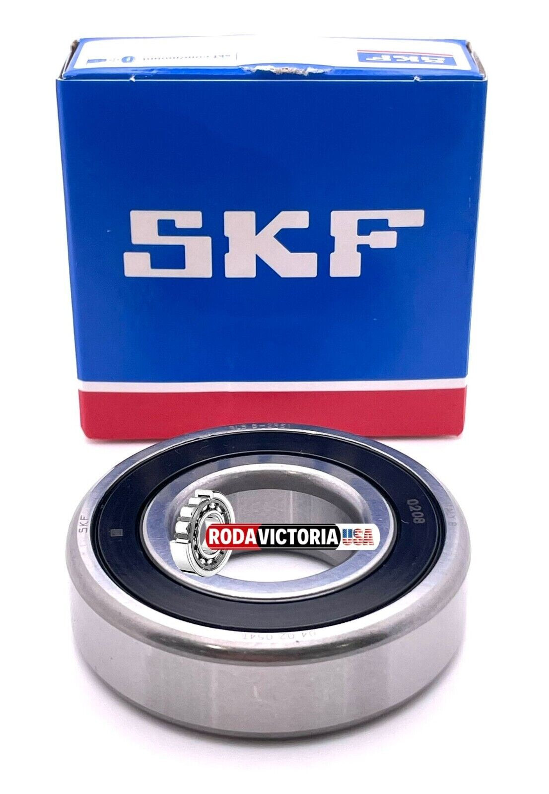 SKF RLS8-2RS1 RUBBER SEALED Bearing 25.4mm ID x 57.15mm OD x 15.875mm Wide