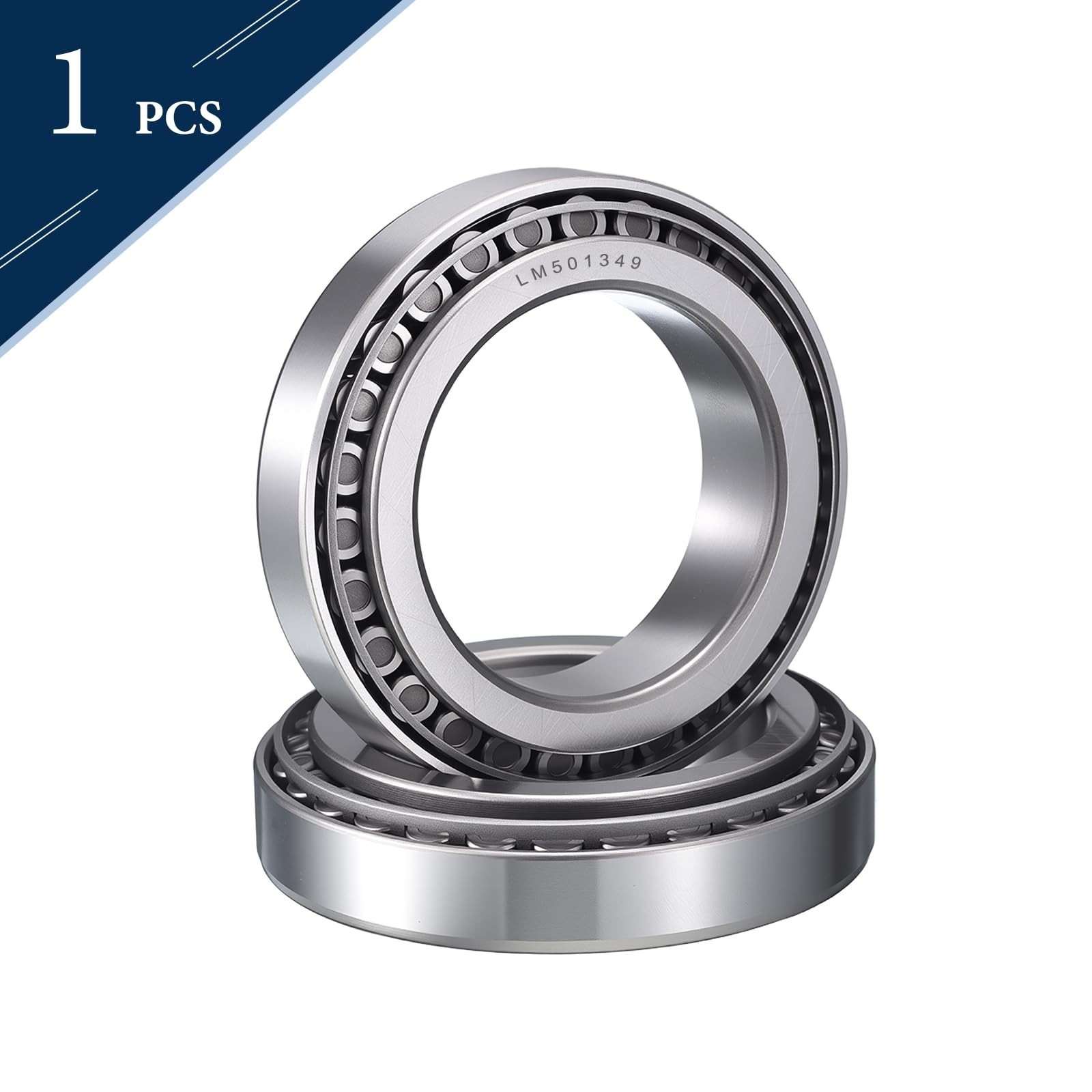 LM501349/10 Tapered Roller Bearing Cone and Cup Set, 1.625″ Bore 2.875″ OD 0….