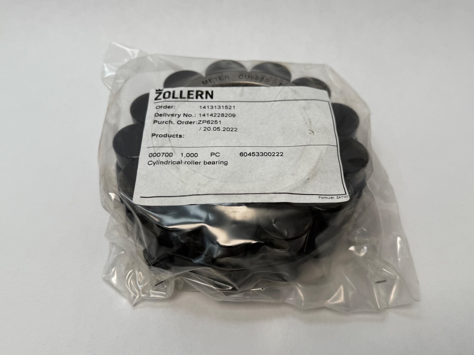 Meter CU5335 Cylindrical Bearing Zollern 60453300222 N016AJ 2-3/4″5-1/4″60mm
