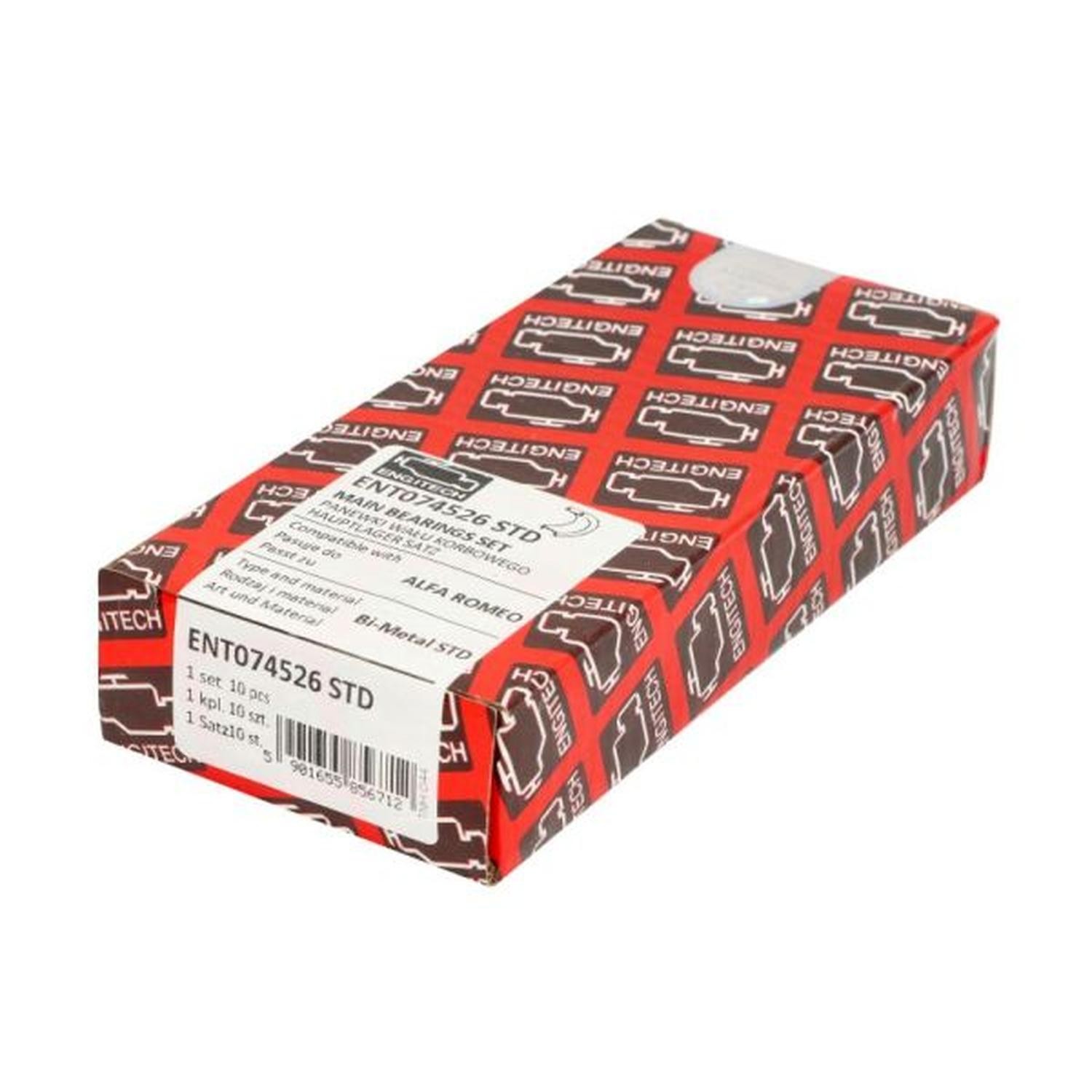 CRANKSHAFT BEARING ENGITECH FOR ALFA 60814728 NEW