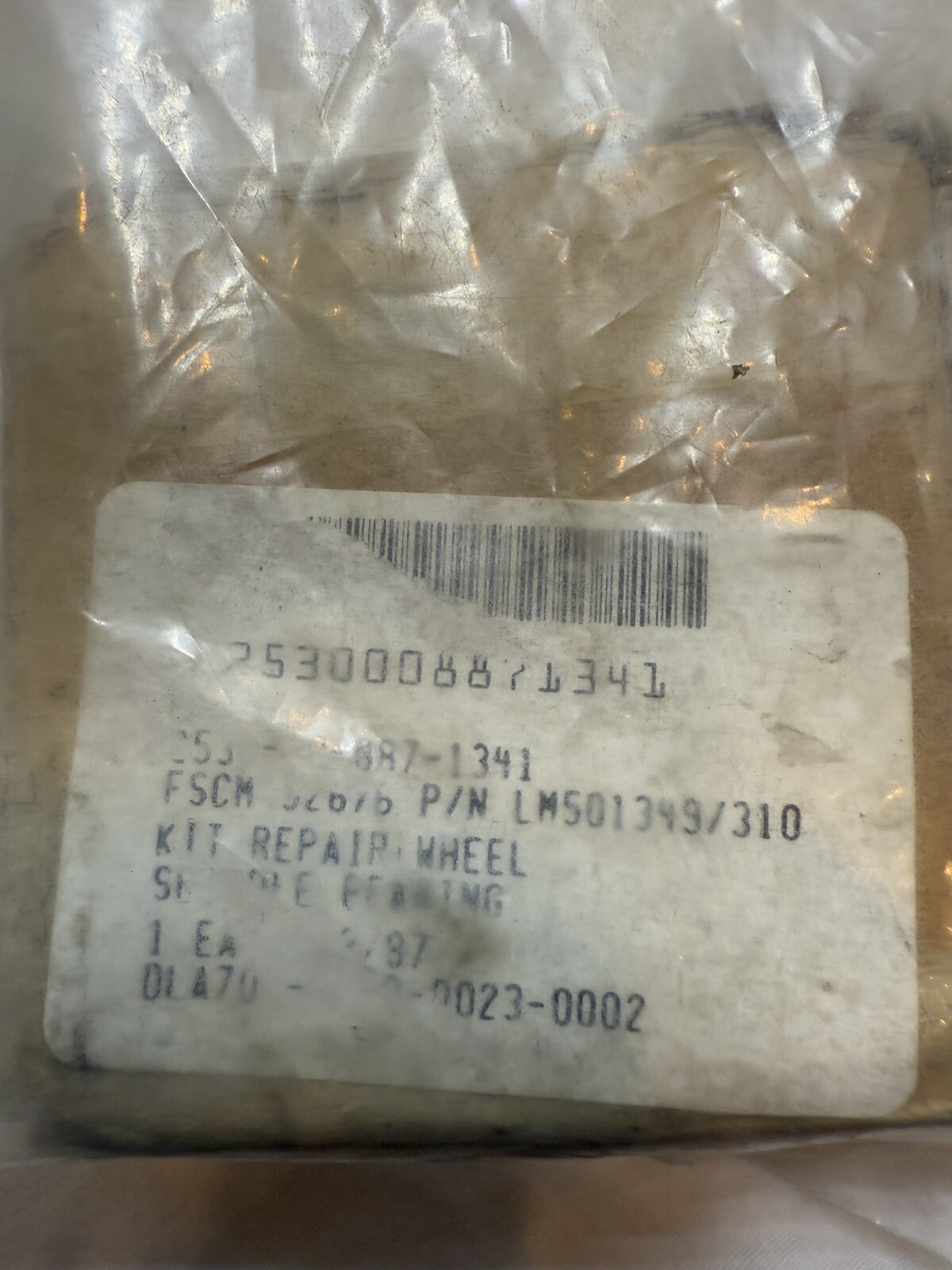 SURPLUS SPINDLE BEARING P/N LM501349/310 NSN 2533-000-887-1341