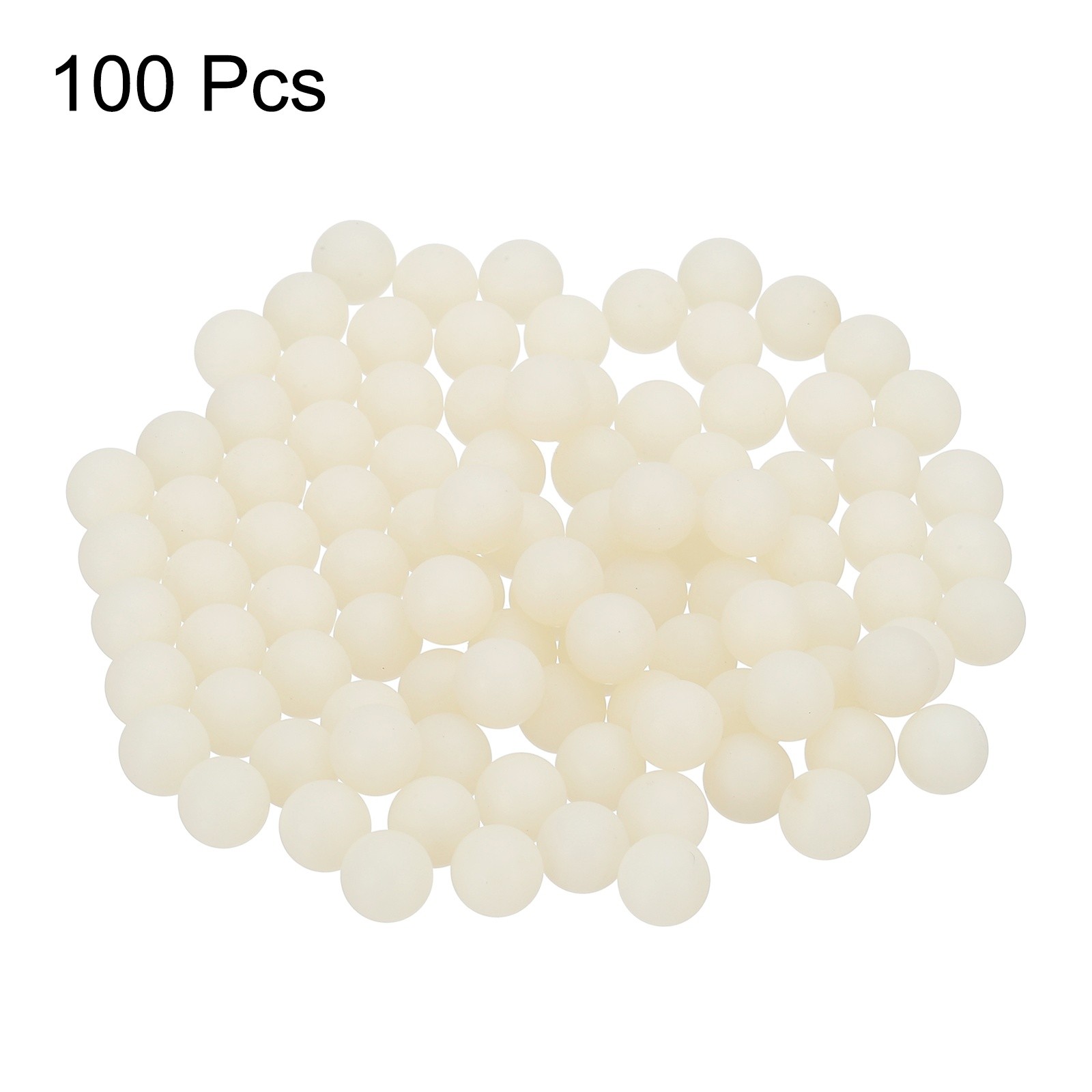 100Pcs 7mm G2 Precision Nylon Bearing Balls White Polishing Solid Ball