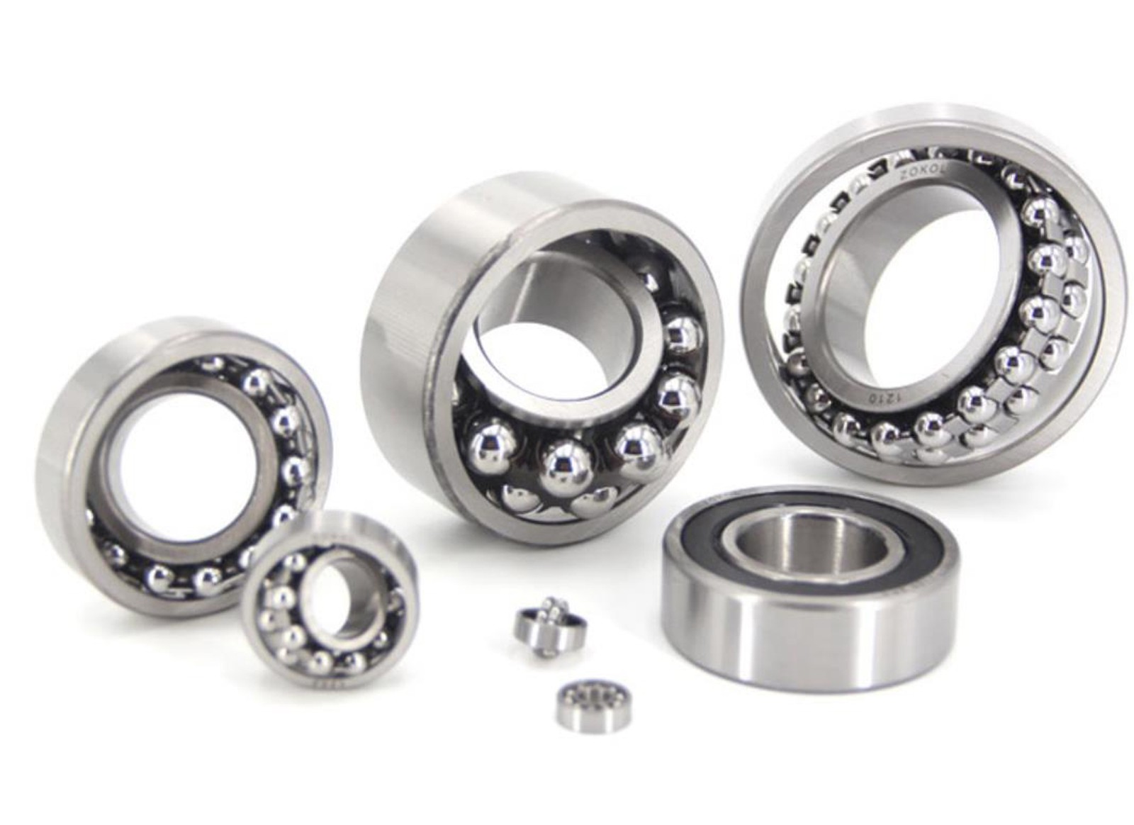 Self Aligning Ball Bearing Double Row Bearing Steel