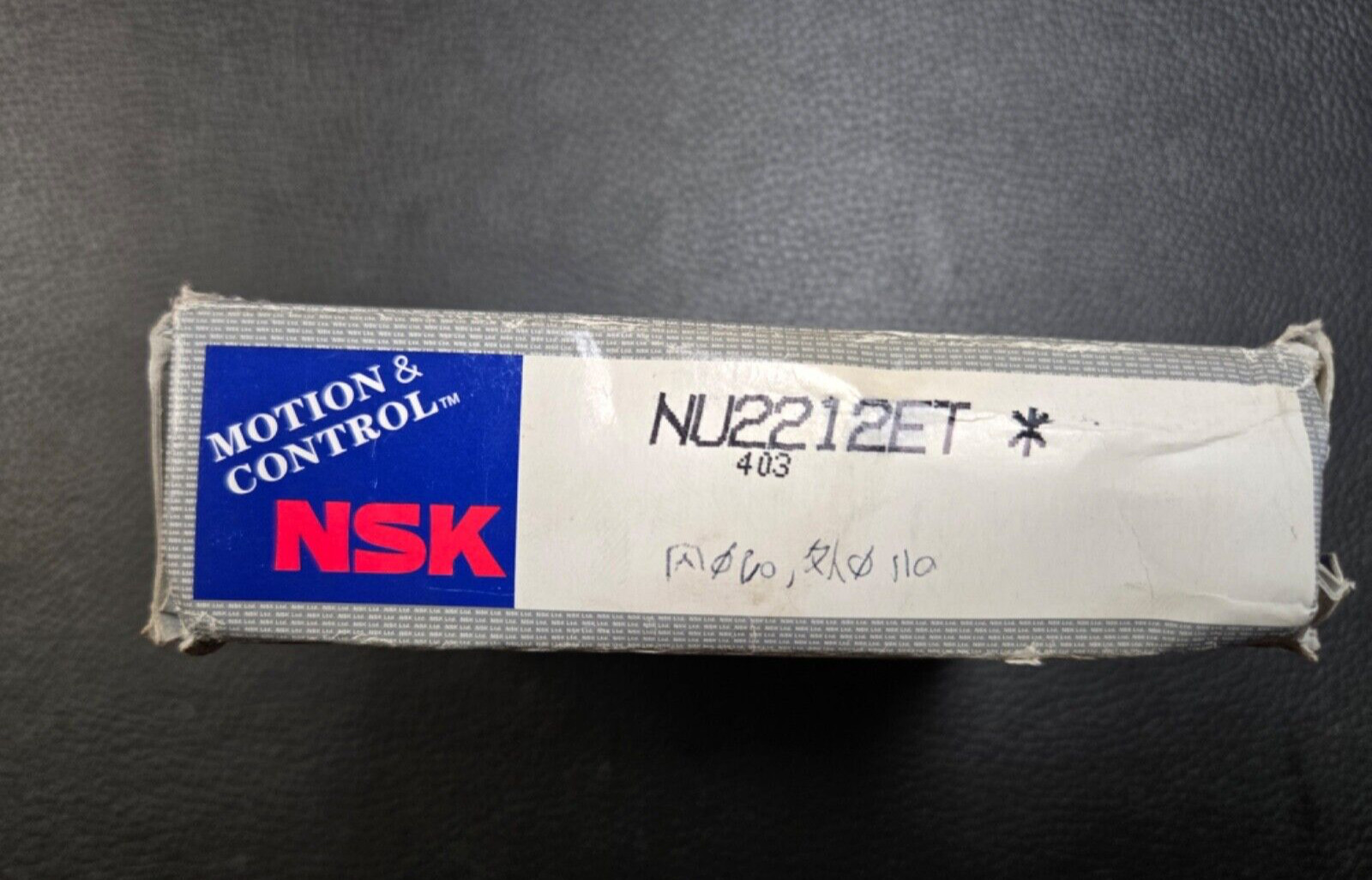 BRAND NEW NSK NU2212ET Cylindrical Roller Bearing 60 x 110 x 28mm