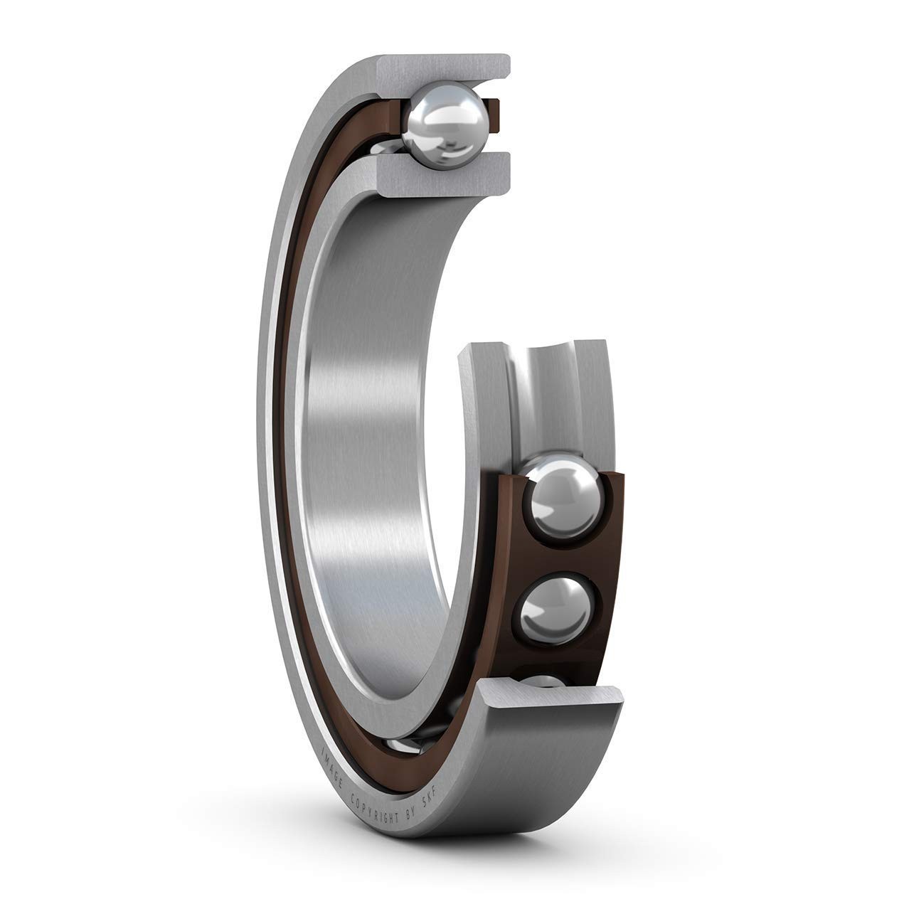 SKF 7216 BECBP W64 Single Row Angular Contact Ball Bearing 80x140x26 mm