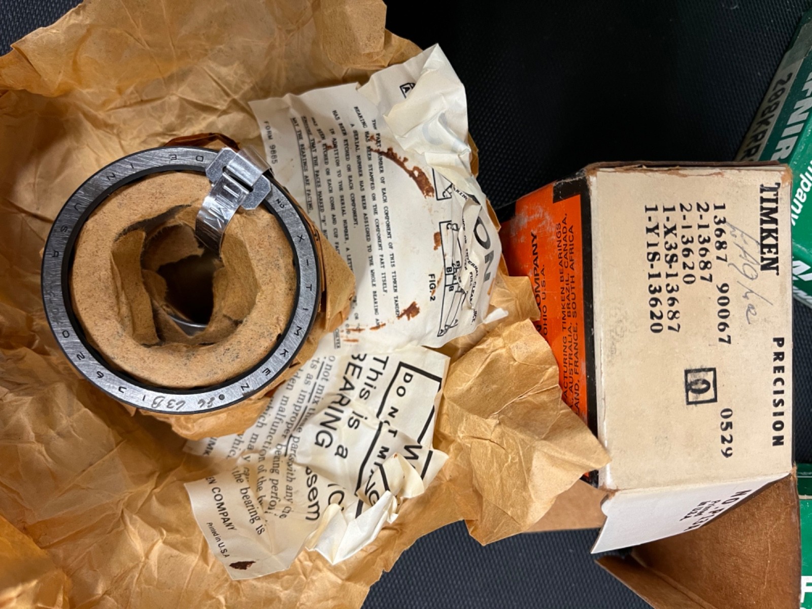 Timken 13687 90067 Tapered Roller Bearing 1-1/2″ .75″ 1.89″ 1.75″