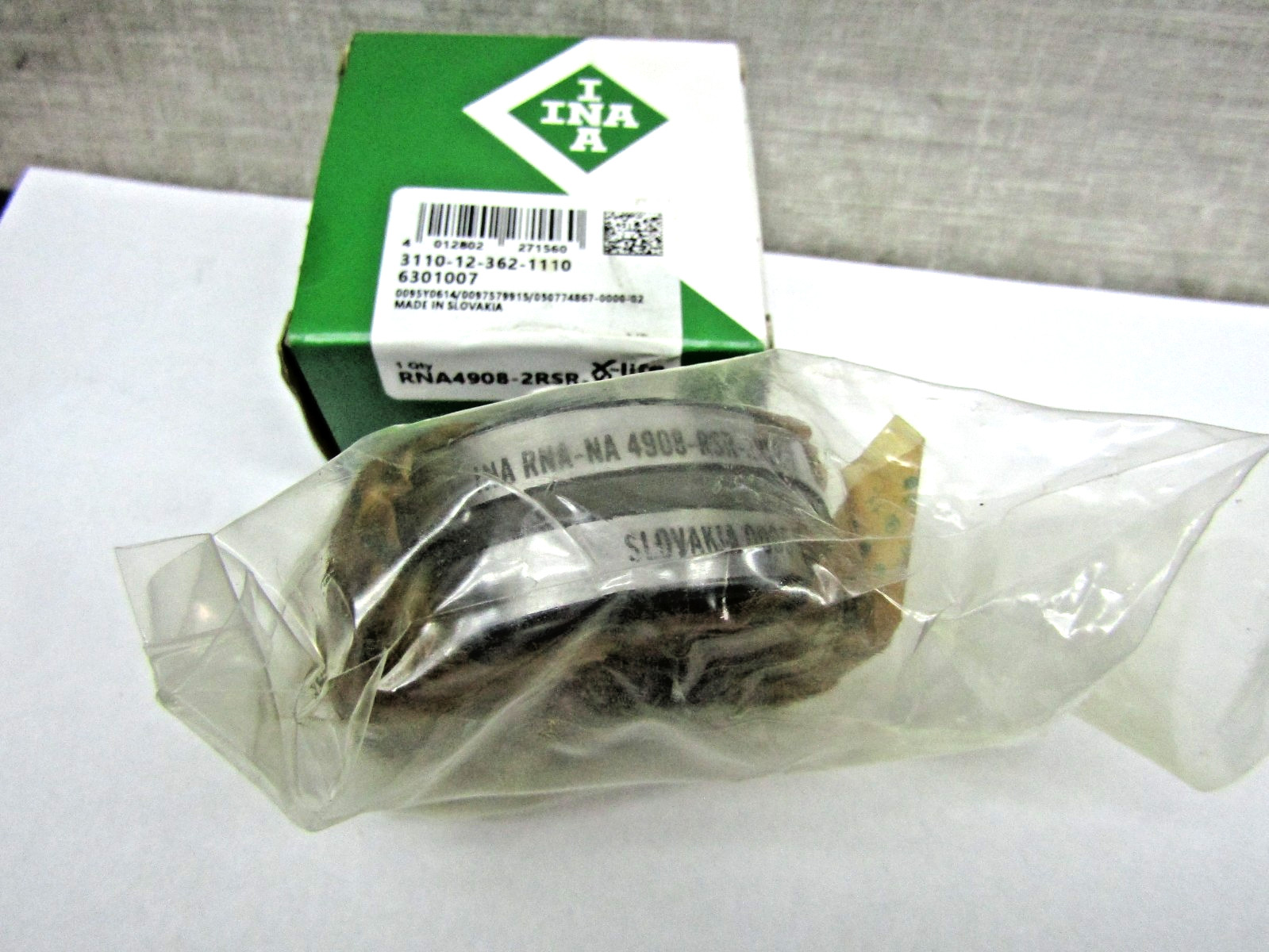 INA RNA4908-2RSR XL 48mm x 62mm x 22mm Needle Roller Bearing