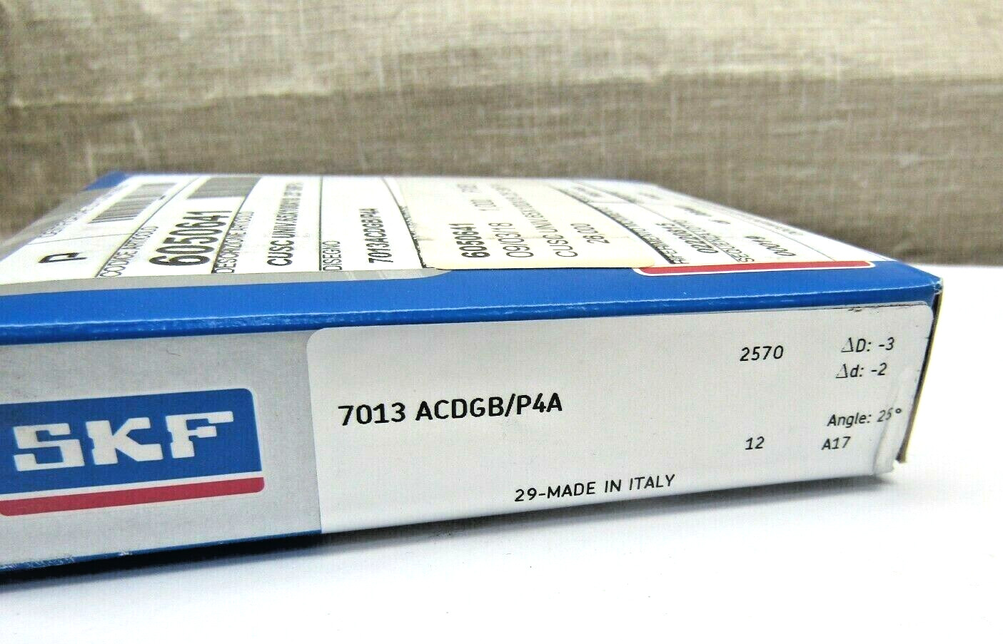 SKF 7013ACDGB/P4A Super Precision Bearing 65mm x 100mm x 18mm NEW IN BOX