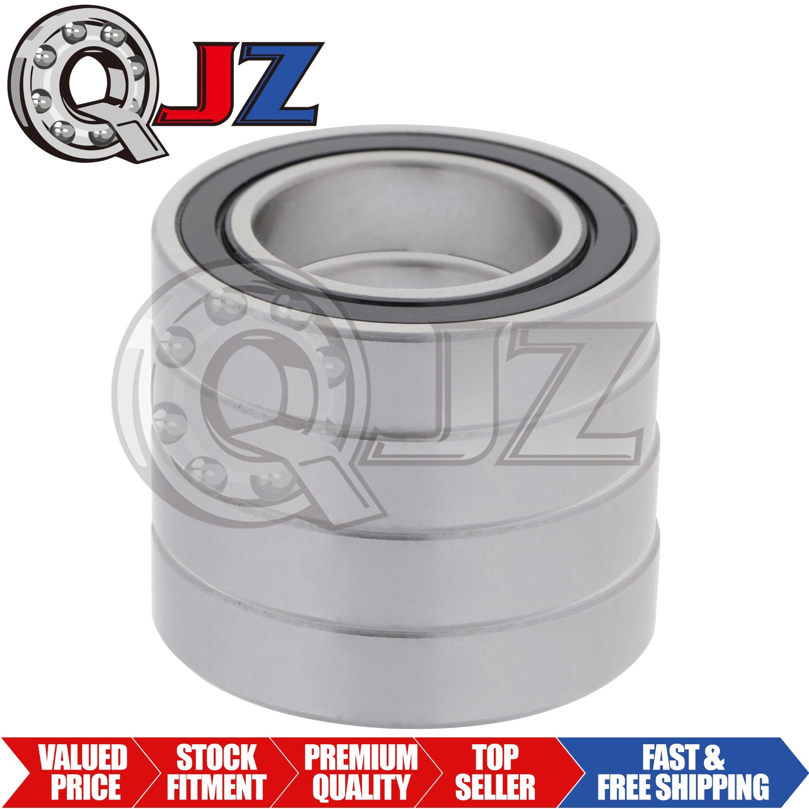[Qty.4] 6911-2RS Radial/Deep Groove Ball Bearing [55mm ID x 80mm ID x 13mm W]