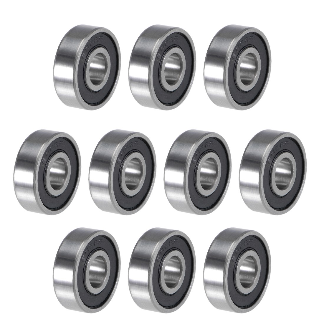 608-2RS Deep Groove Ball Bearings 8x22x7mm Double Sealed Chrome Steel P5 10pcs