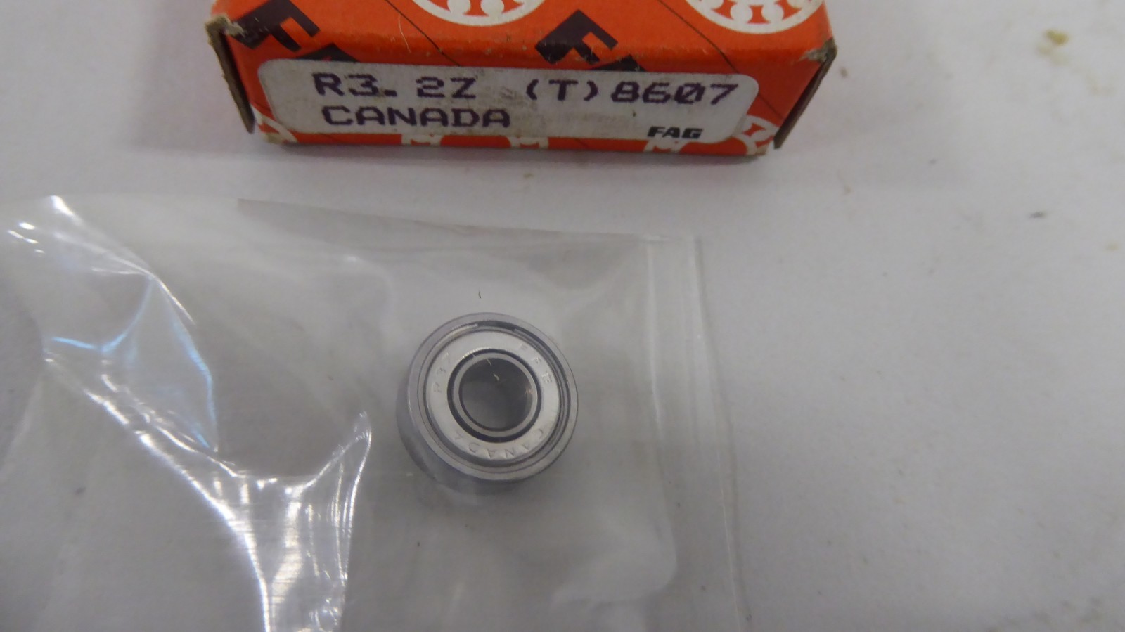 FAG R3-2Z Ball Bearing Double Shielded 3/16″ x 1/2″ x 0.1562″