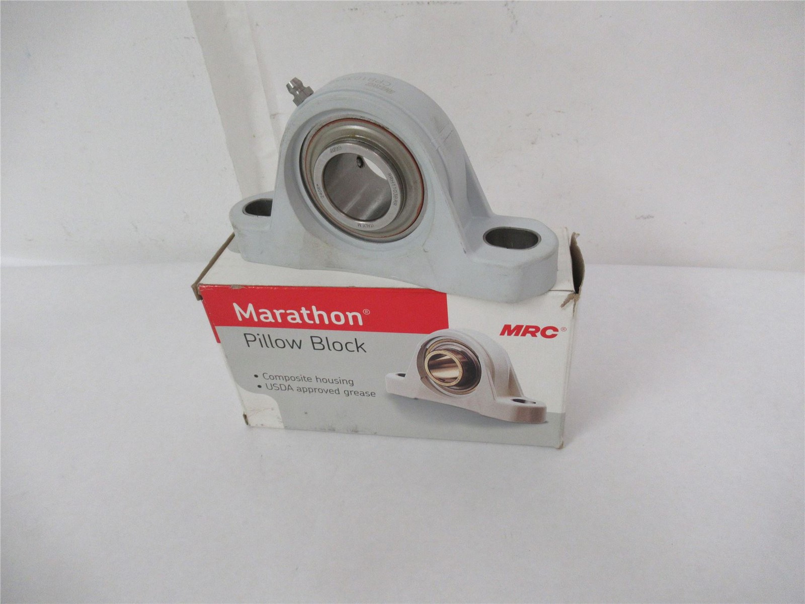 253580 New In Box; MRC CPB103SSG Pillow Block Bearing 1 3/16″ Bore 2-Bolt