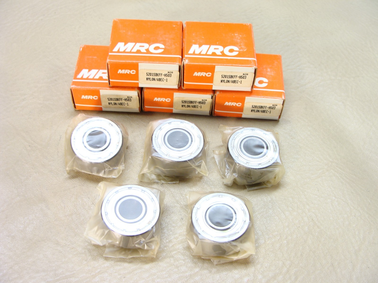 NEW lot of 5 MRC 5201SBKFF-H503 bearing made in USA