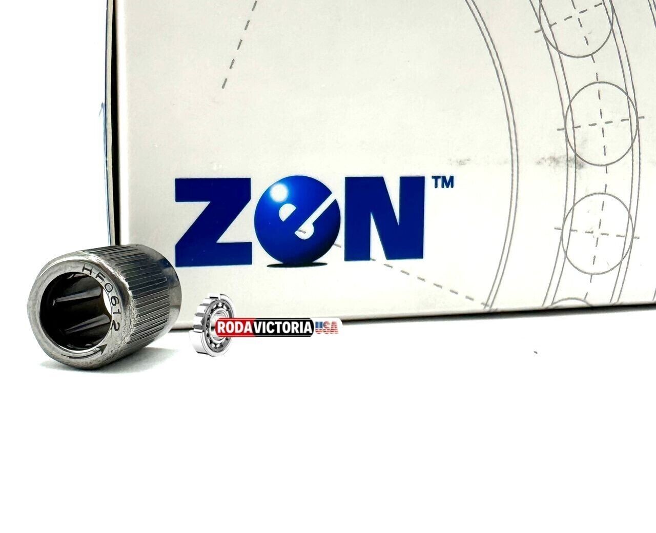 ZEN HF0612 R ONE WAY CLUTCH NEEDLE ROLLER BEARING 6x10x12 mm