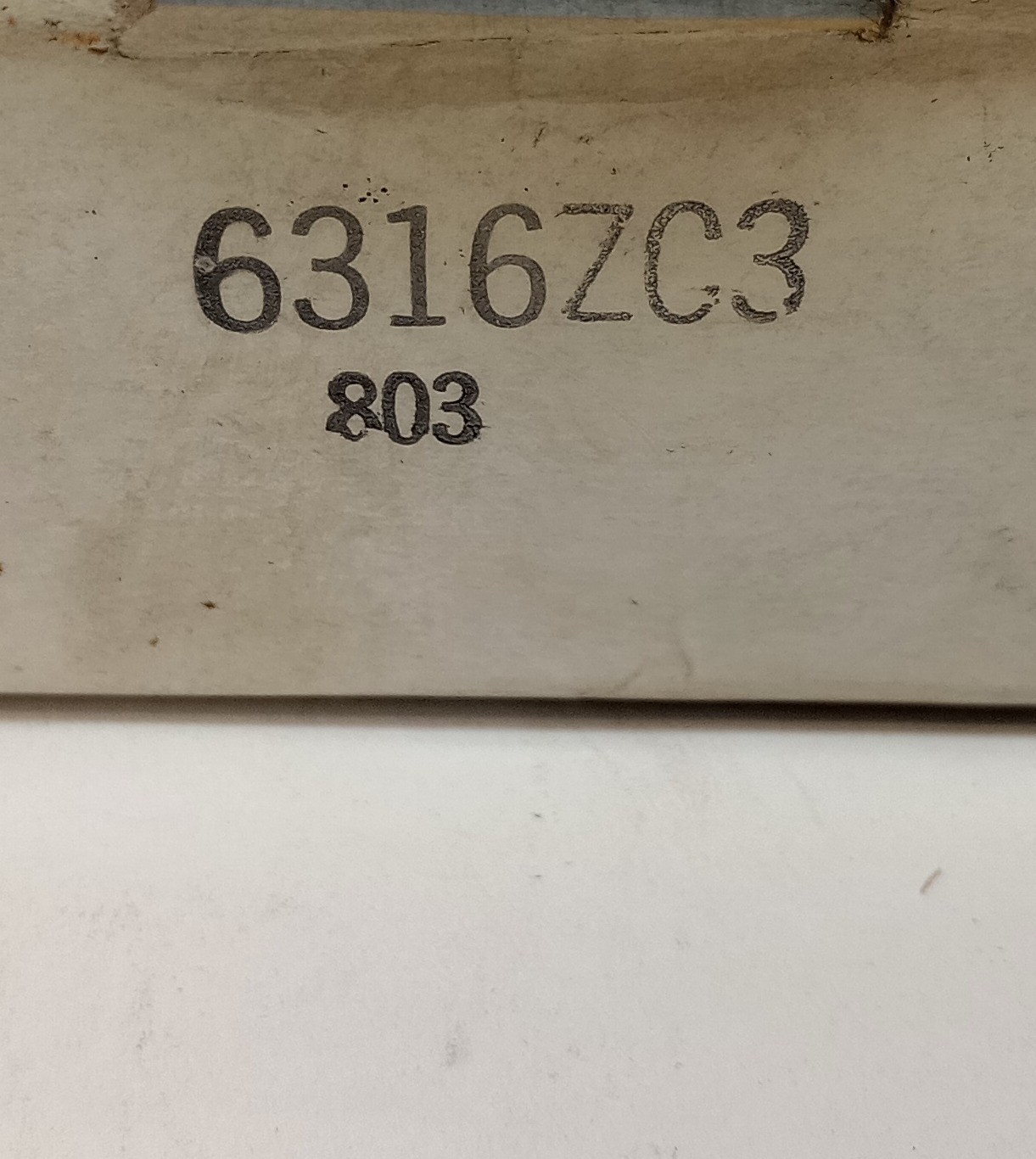 NSK 6316ZC3 Ball Bearing Deep Groove 80mm ID X 170mm OD X 39mm W