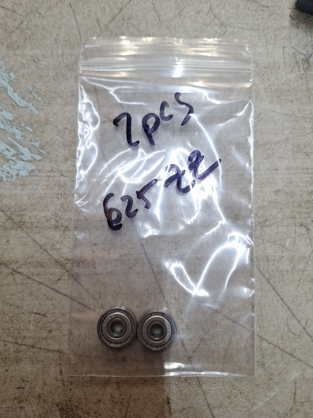 TWO (2) 625ZZ Double Shielded Deep Groove Ball Bearing Premium Import