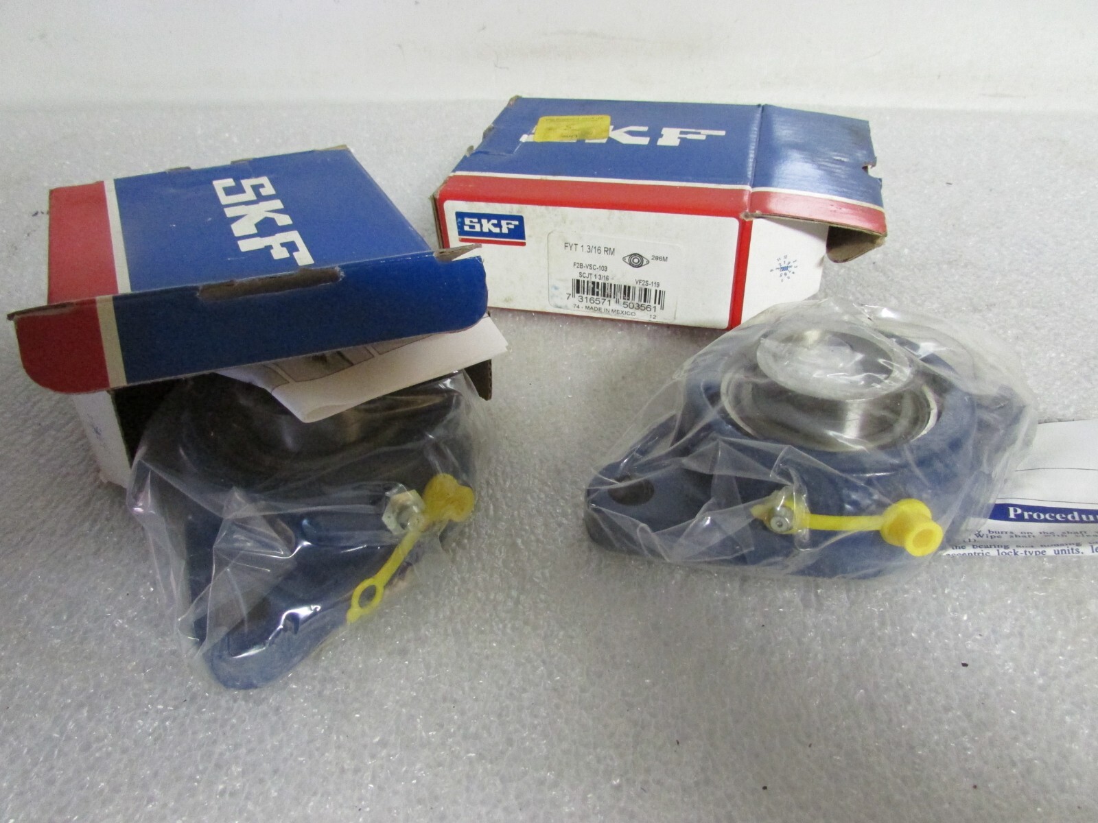 SKF FYT 1.3/16 RM F2B-VSC-103 Bearings-Flange Block Bearings