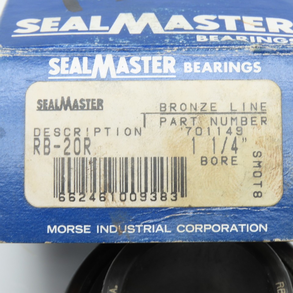 Sealmaster 701149 RB-20R Bronze Line Ball Bearing 1-1/4″ Bore