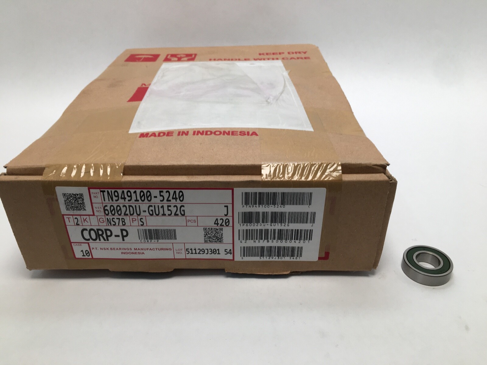 NSK 6002DDU Bearing Rubber Seals 15x32x9 mm 6002 DDU 2RS DU GU152G 6002RS
